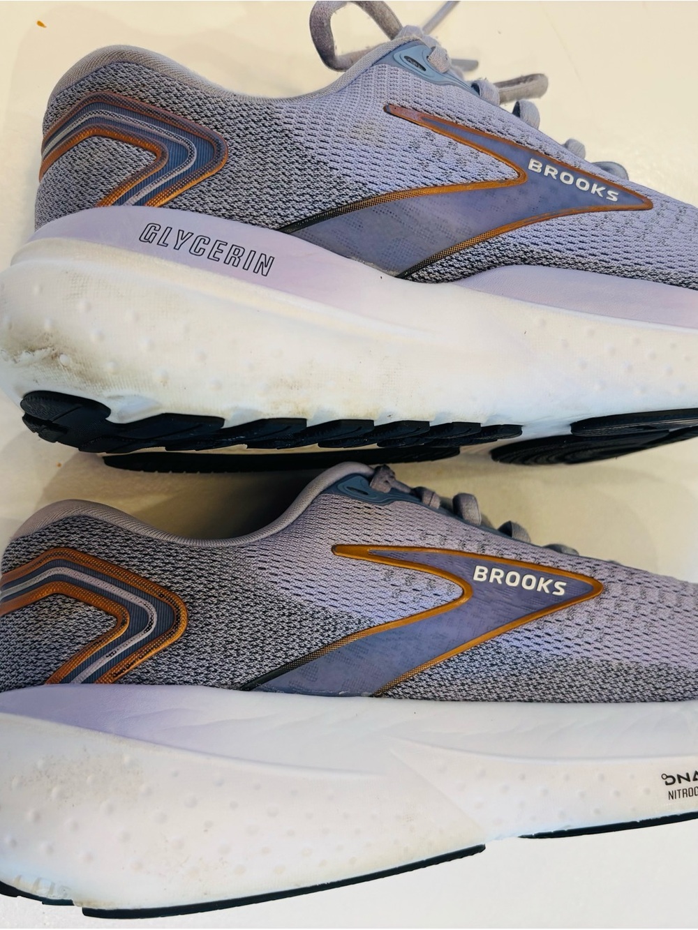 Brooks Glycerin 21 Light Purple and Gray Women's Running Shoes size 9.5 - Picture 11 of 11